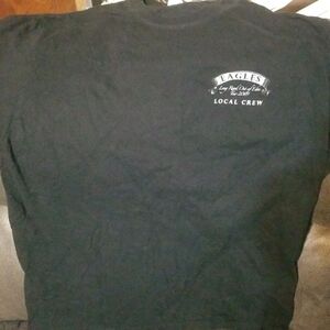 Eagles Black Local Crew T-Shirt Long Road Out Of Eden 2009 XL